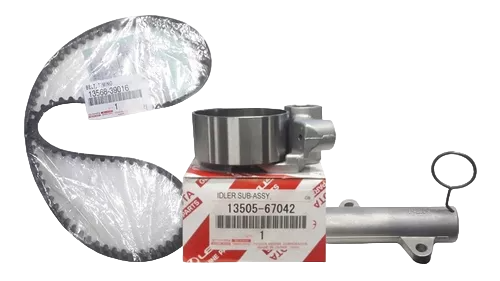 KIT DISTRIBUCION HILUX 2005/2015 2.5 / 3.0 1KD / 2KD 3 PIEZAS CORREA, TENSOR Y PISTON HIDRAULICO